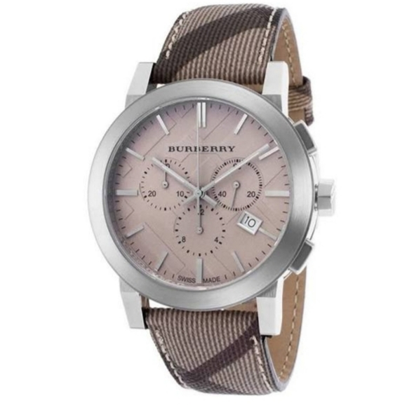 Burberry Other - Burberry Men's Watch Brown Impressed Check Dial